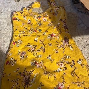 Yellow flower summer dress size XS from No Boundaries